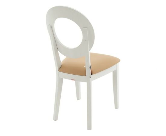 Стул «Коломбо-2», Нитро крем, эмаль белая, изображение 6 | Интернет магазин мебели и декора LifeDekor