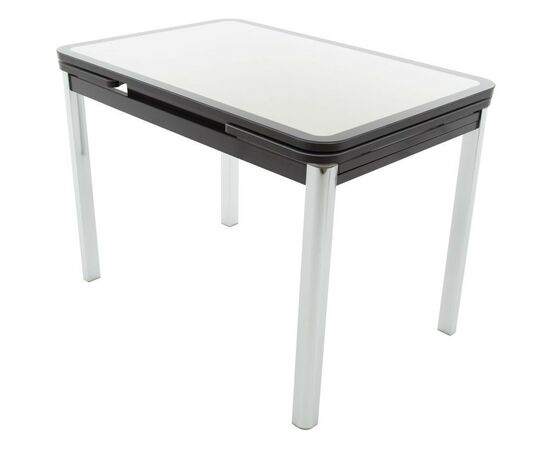 Стол «Пекин» кожа Мозаика 19406, коричневый, изображение 2 | Интернет магазин мебели и декора LifeDekor