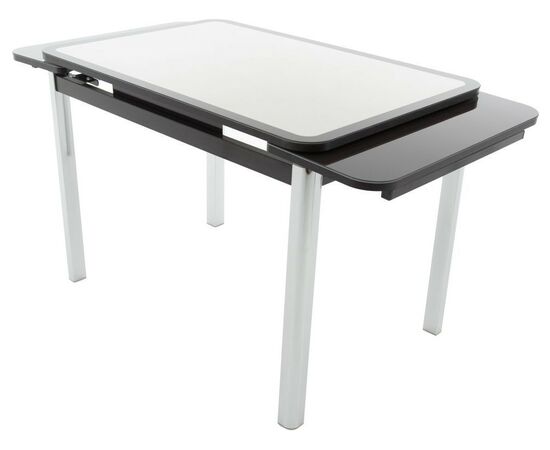 Стол «Пекин» кожа Мозаика 19406, коричневый, изображение 3 | Интернет магазин мебели и декора LifeDekor