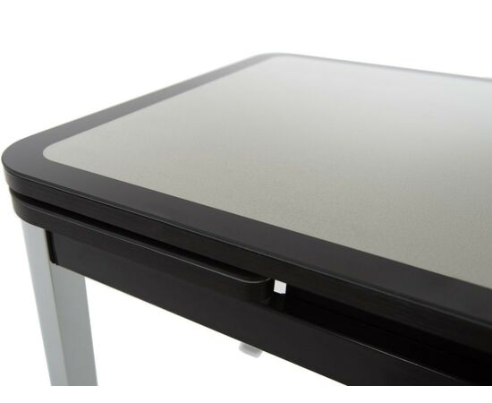 Стол «Пекин» кожа Мозаика 19406, коричневый, изображение 6 | Интернет магазин мебели и декора LifeDekor