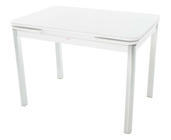 Стол «Пекин» стекло, белый, изображение 2 | Интернет магазин мебели и декора LifeDekor