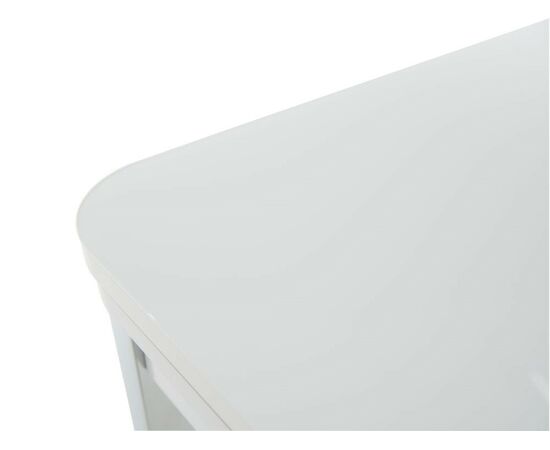 Стол «Пекин» стекло, белый, изображение 5 | Интернет магазин мебели и декора LifeDekor