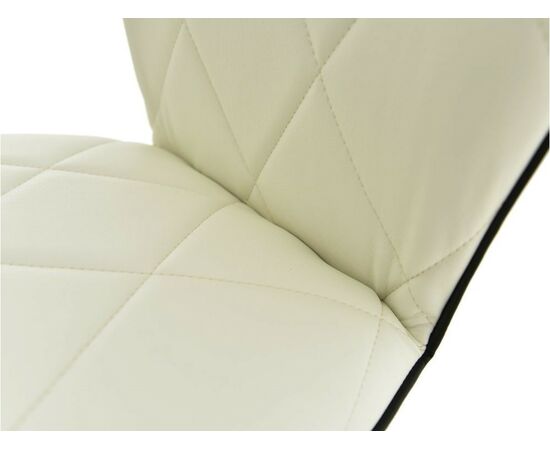 Стул «Риоха» Батлер 08/Нитро блэк, каркас белый, изображение 7 | Интернет магазин мебели и декора LifeDekor