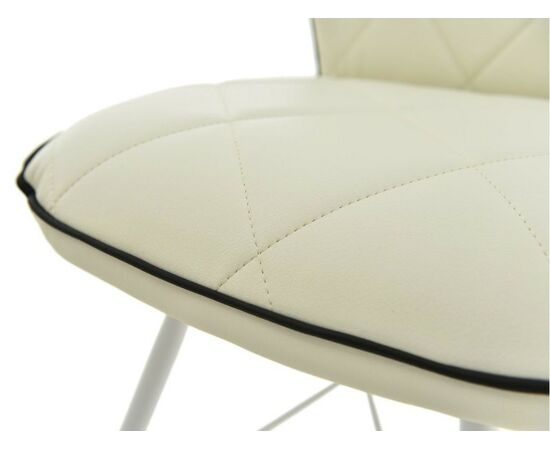 Стул «Риоха» Батлер 08/Нитро блэк, каркас белый, изображение 8 | Интернет магазин мебели и декора LifeDekor