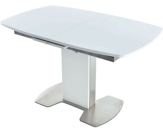 Стол «Санторини» стекло OPTI, белый, изображение 2 | Интернет магазин мебели и декора LifeDekor