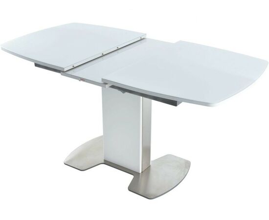 Стол «Санторини» стекло OPTI, белый, изображение 3 | Интернет магазин мебели и декора LifeDekor
