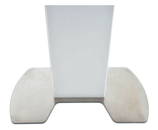 Стол «Санторини» стекло OPTI, белый, изображение 7 | Интернет магазин мебели и декора LifeDekor