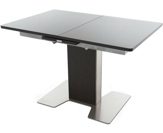 Стол «Сардиния» стекло, черный, изображение 2 | Интернет магазин мебели и декора LifeDekor