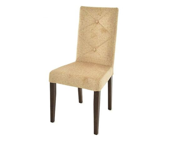 Стул «Помпей» ромб, Лама 02, орех темный, изображение 2 | Интернет магазин мебели и декора LifeDekor