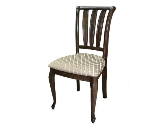 Стул «Кабриоль» с жесткой спинкой, Призма 37-1, орех темный, изображение 2 | Интернет магазин мебели и декора LifeDekor