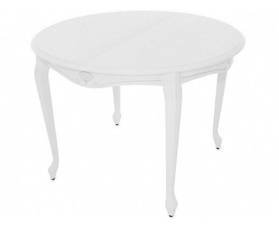 Стол «Кабриоль» круг (D 105), эмаль белая | Интернет магазин мебели и декора LifeDekor