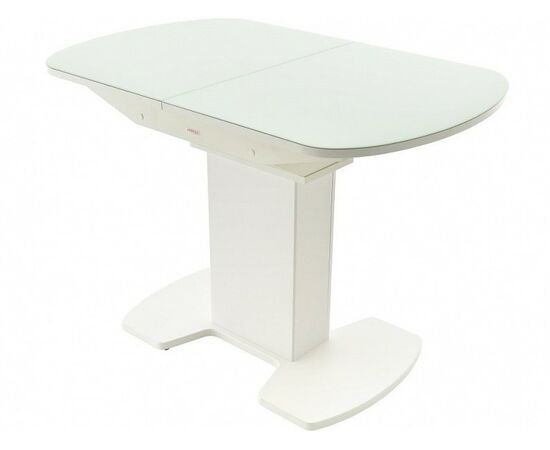 Стол «Корсика» стекло OPTI, белый | Интернет магазин мебели и декора LifeDekor