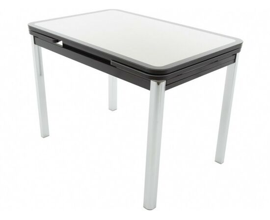 Стол «Пекин» кожа Мозаика 19406, коричневый | Интернет магазин мебели и декора LifeDekor