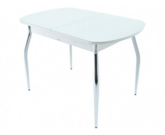 Стол «Ривьера» стекло СВ, белый | Интернет магазин мебели и декора LifeDekor
