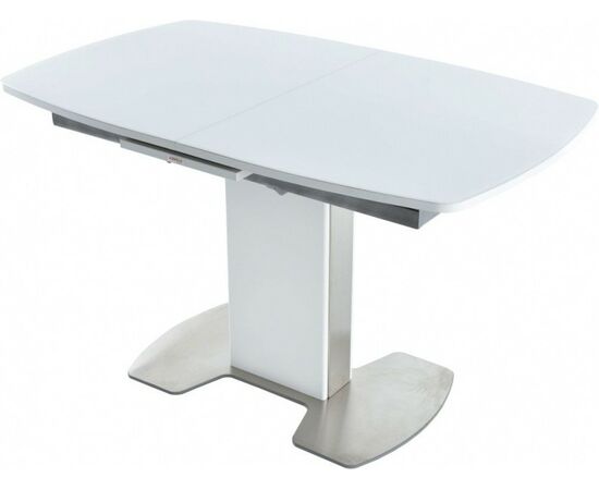 Стол «Санторини» стекло OPTI, белый | Интернет магазин мебели и декора LifeDekor