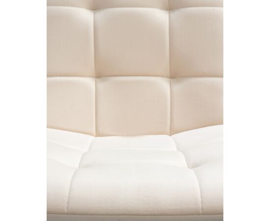 Набор 4 шт Стул обеденный DOBRIN CHILLY, Кремовый Holland 05, основание черное, Вариант: Кремовый Holland 05, основание черное, изображение 3 | Интернет магазин мебели и декора LifeDekor