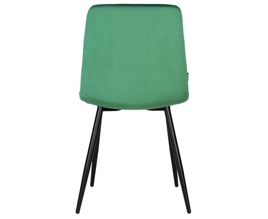 Набор 4 шт Стул обеденный DOBRIN CHILLY, Темно-зеленый Holland 30, основание черное, Вариант: Темно-зеленый Holland 30, основание черное, изображение 6 | Интернет магазин мебели и декора LifeDekor
