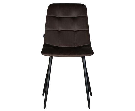 Стул обеденный DOBRIN CHILLY, Эспрессо Holland 74, основание черное, изображение 7 | Интернет магазин мебели и декора LifeDekor