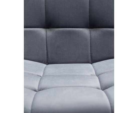 Набор 4 шт Стул обеденный DOBRIN CHILLY, Серо-голубой Holland 14, основание черное, Вариант: Серо-голубой Holland 14, основание черное, изображение 10 | Интернет магазин мебели и декора LifeDekor