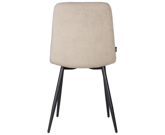 Стул обеденный DOBRIN CHILLY ROMBO, Капучино Simple 05, основание черное, Вариант: Капучино Simple 05, основание черное, изображение 5 | Интернет магазин мебели и декора LifeDekor