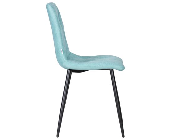 Стул обеденный DOBRIN CHILLY ROMBO, Тиффани Simple 51, основание черное, Вариант: Тиффани Simple 51, основание черное, изображение 3 | Интернет магазин мебели и декора LifeDekor