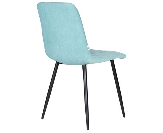 Стул обеденный DOBRIN CHILLY ROMBO, Тиффани Simple 51, основание черное, Вариант: Тиффани Simple 51, основание черное, изображение 4 | Интернет магазин мебели и декора LifeDekor