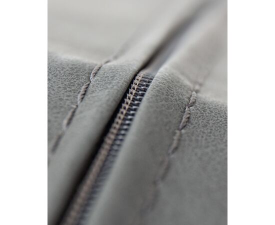 Стул обеденный DOBRIN MARK, черные ножки, серая антрацитовая винтажная экокожа (RU-08), Вариант: черные ножки, серая антрацитовая винтажная экокожа (RU-08), изображение 8 | Интернет магазин мебели и декора LifeDekor