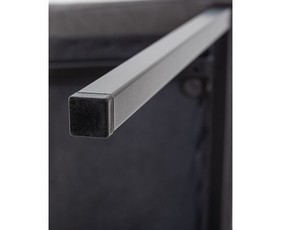 Стул обеденный DOBRIN MARK, черные ножки, серая антрацитовая винтажная экокожа (RU-08), Вариант: черные ножки, серая антрацитовая винтажная экокожа (RU-08), изображение 11 | Интернет магазин мебели и декора LifeDekor