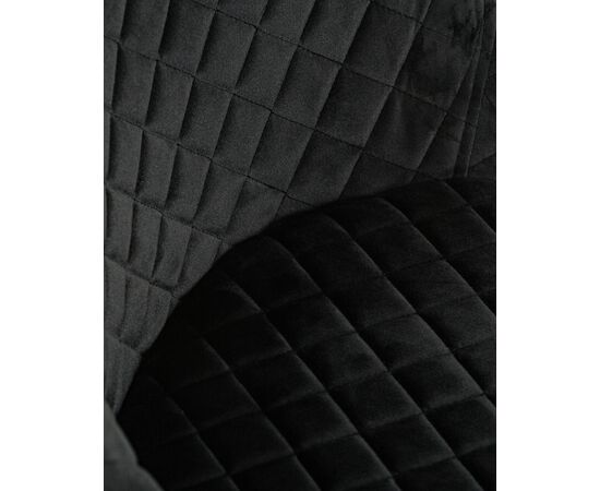 Стул обеденный DOBRIN RICHARD, черные матовые ножки, черный велюр (V108-77), Вариант: черные матовые ножки, черный велюр (V108-77), изображение 8 | Интернет магазин мебели и декора LifeDekor