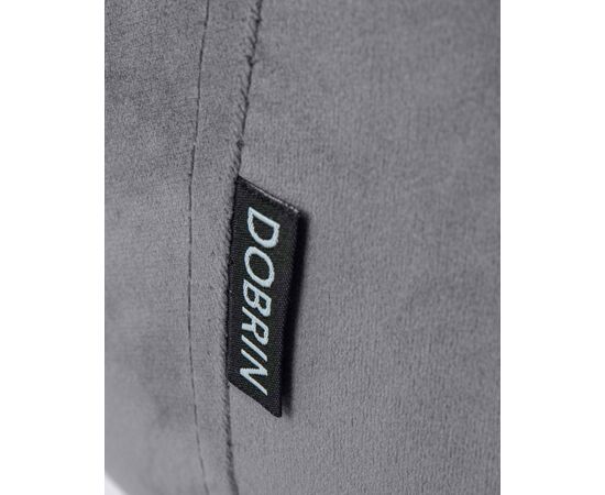 Стул обеденный DOBRIN RICHARD, черные матовые ножки, темно-серый велюр (V108-91), Вариант: черные матовые ножки, темно-серый велюр (V108-91), изображение 9 | Интернет магазин мебели и декора LifeDekor