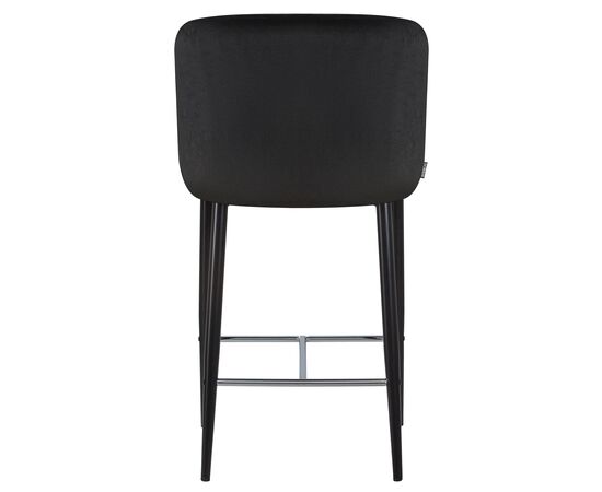 Набор 2 шт Стул полубарный DOBRIN CHRISTIAN'65, черные ножки, черный велюр (V108-77), Вариант: черные ножки, черный велюр (V108-77), изображение 6 | Интернет магазин мебели и декора LifeDekor