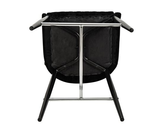 Набор 2 шт Стул полубарный DOBRIN CHRISTIAN'65, черные ножки, черный велюр (V108-77), Вариант: черные ножки, черный велюр (V108-77), изображение 11 | Интернет магазин мебели и декора LifeDekor