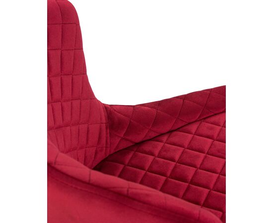 Набор 2 шт Стул полубарный DOBRIN CHRISTIAN'65, черные ножки, бордовый велюр (V108-85), Вариант: черные ножки, бордовый велюр (V108-85), изображение 9 | Интернет магазин мебели и декора LifeDekor