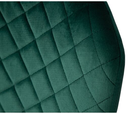 Стул полубарный DOBRIN CHRISTIAN'65, черные ножки, зеленый велюр (V108-64), Вариант: черные ножки, зеленый велюр (V108-64), изображение 7 | Интернет магазин мебели и декора LifeDekor