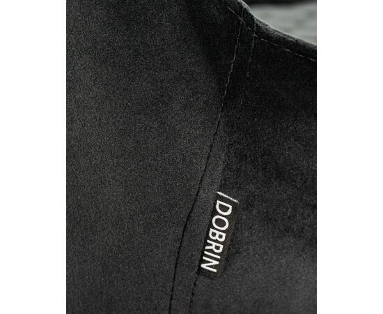 Стул барный DOBRIN CHRISTIAN'75, черные ножки, черный велюр (V108-77), Вариант: черные ножки, черный велюр (V108-77), изображение 7 | Интернет магазин мебели и декора LifeDekor