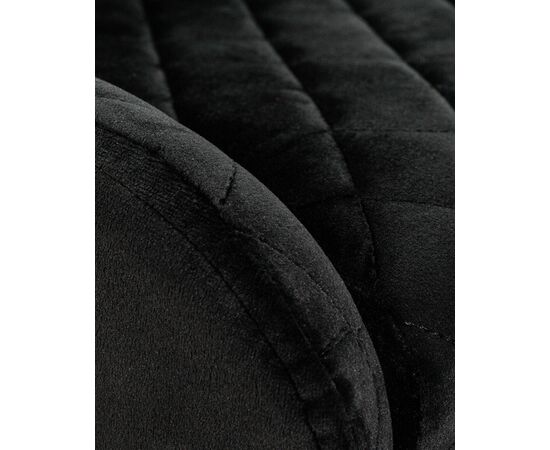 Стул барный DOBRIN CHRISTIAN'75, черные ножки, черный велюр (V108-77), Вариант: черные ножки, черный велюр (V108-77), изображение 9 | Интернет магазин мебели и декора LifeDekor