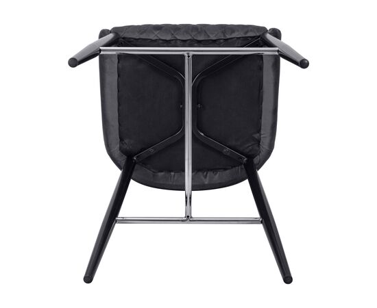 Набор 2 шт Стул барный DOBRIN CHRISTIAN'75, черные ножки, темно-серый велюр (V108-91), Вариант: черные ножки, темно-серый велюр (V108-91), изображение 9 | Интернет магазин мебели и декора LifeDekor