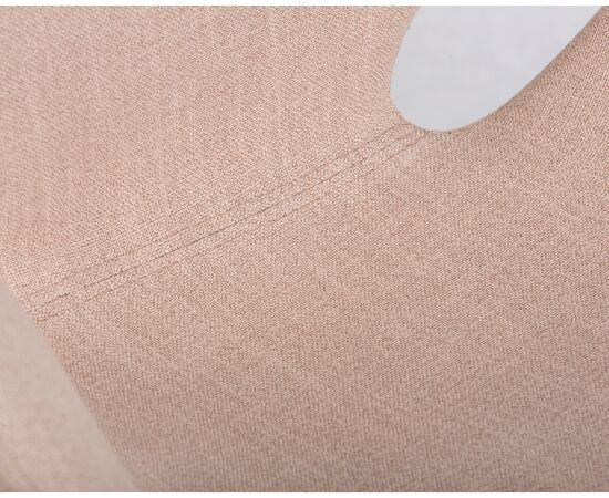 Кресло дизайнерское DOBRIN SWAN, бежевая ткань IF1, алюминиевое основание, Вариант: бежевая ткань IF1, алюминиевое основание, изображение 10 | Интернет магазин мебели и декора LifeDekor