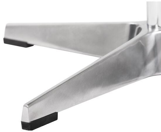 Кресло дизайнерское DOBRIN SWAN, бежевая ткань IF1, алюминиевое основание, Вариант: бежевая ткань IF1, алюминиевое основание, изображение 12 | Интернет магазин мебели и декора LifeDekor