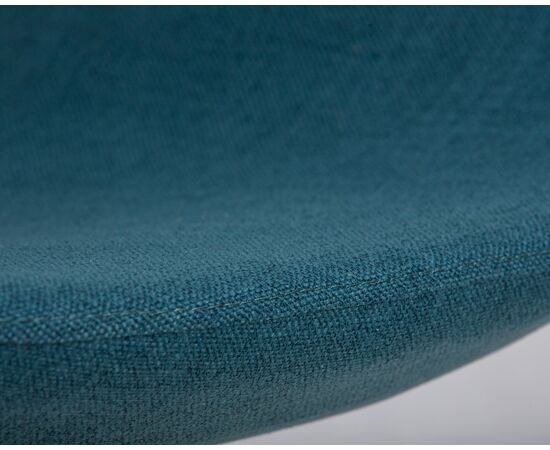 Кресло дизайнерское DOBRIN SWAN, синяя ткань IF6, алюминиевое основание, Вариант: синяя ткань IF6, алюминиевое основание, изображение 9 | Интернет магазин мебели и декора LifeDekor