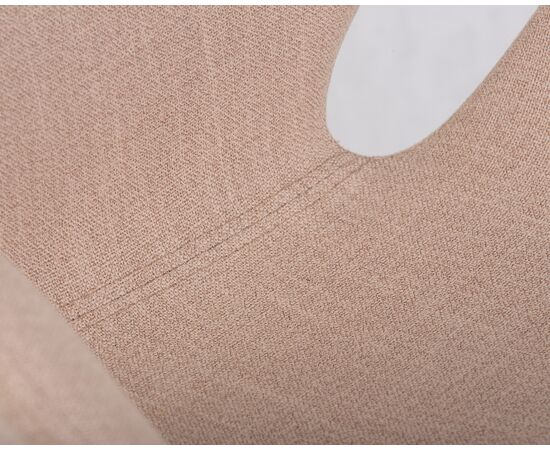 Кресло дизайнерское DOBRIN SWAN, бежевая ткань IF1, золотое основание, Вариант: бежевая ткань IF1, золотое основание, изображение 7 | Интернет магазин мебели и декора LifeDekor