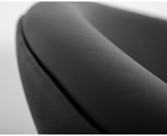 Набор 2 шт Кресло дизайнерское DOBRIN EMILY, черный винил YP16, хромированная сталь, Вариант: черный винил YP16, хромированная сталь, изображение 11 | Интернет магазин мебели и декора LifeDekor