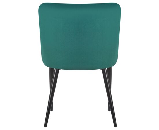 Стул обеденный DOBRIN RICHARD, черные матовые ножки, зелёный велюр (V108-64), Вариант: черные матовые ножки, зелёный велюр (V108-64), изображение 5 | Интернет магазин мебели и декора LifeDekor