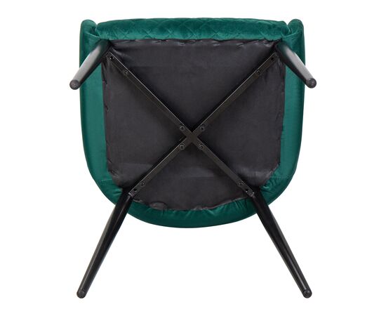 Набор 2 шт Стул обеденный DOBRIN RICHARD, черные матовые ножки, зелёный велюр (V108-64), Вариант: черные матовые ножки, зелёный велюр (V108-64), изображение 12 | Интернет магазин мебели и декора LifeDekor