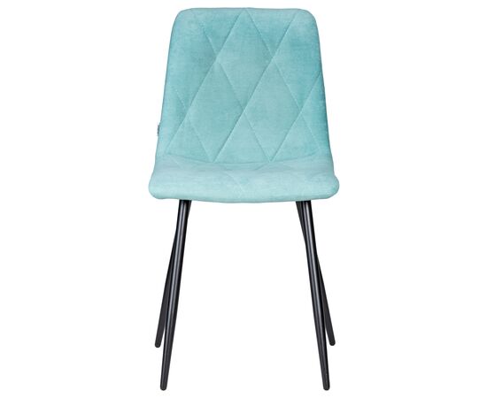 Набор 4 шт Стул обеденный DOBRIN CHILLY ROMBO, Тиффани Simple 51, основание черное, Вариант: Тиффани Simple 51, основание черное, изображение 7 | Интернет магазин мебели и декора LifeDekor