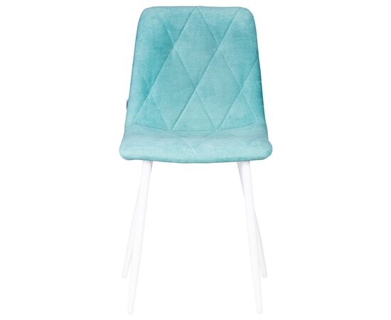 Набор 4 шт Стул обеденный DOBRIN CHILLY ROMBO, Тиффани Simple 51, основание белый, Вариант: Тиффани Simple 51, основание белый, изображение 7 | Интернет магазин мебели и декора LifeDekor