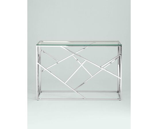 Консоль АРТ ДЕКО 115*30 серебро, изображение 3 | Интернет магазин мебели и декора LifeDekor