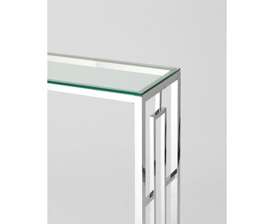 Консоль БРУКЛИН 115*30 серебро, изображение 4 | Интернет магазин мебели и декора LifeDekor