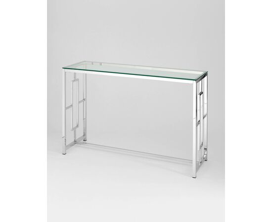 Консоль БРУКЛИН 120*40 серебро, изображение 2 | Интернет магазин мебели и декора LifeDekor