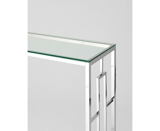 Консоль БРУКЛИН 120*40 серебро, изображение 4 | Интернет магазин мебели и декора LifeDekor